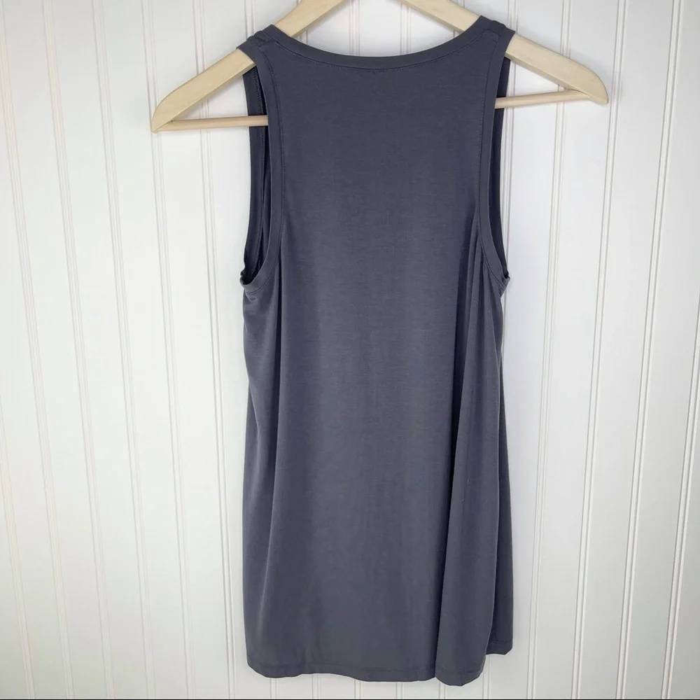 Vince Gray Drapey Micromodal Tank Top Small